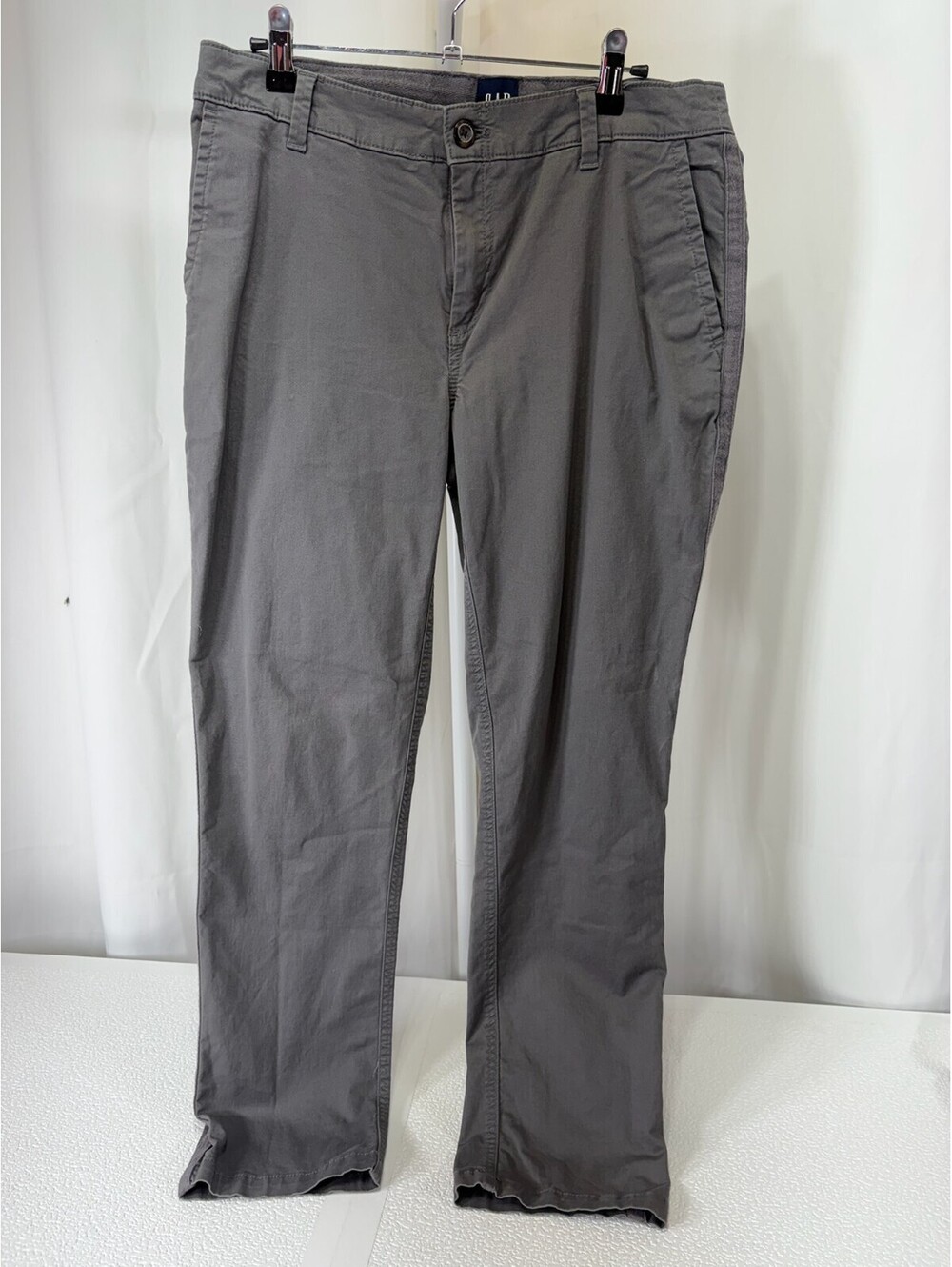 GAP Relaxed Girlfriend Fit Pants Size 6 Gray Cotton Spandex 295D